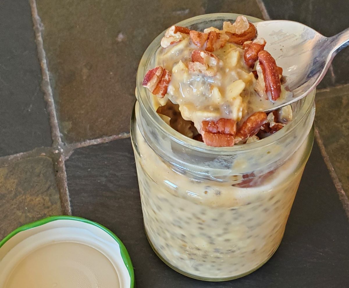 Overnight Oats Jar + Spoon